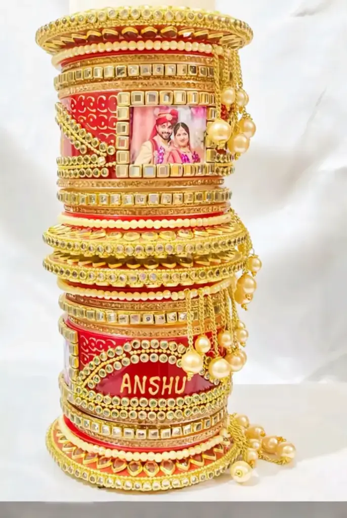 Personalized chudiya PHOTO BANGLE WITH NAME 2