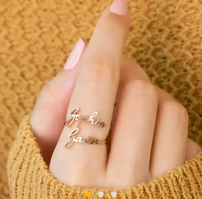 Personalized couple Ring