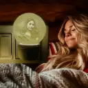Personalized moon lamp night plug
