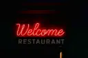 Welcome name plate neon grow your shop
