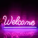 Welcome Trend's Neon Light Welcome Wall Night Light Decorative Light Use For Home Temple Office Shop Clinic Hospital Trending Neon Light