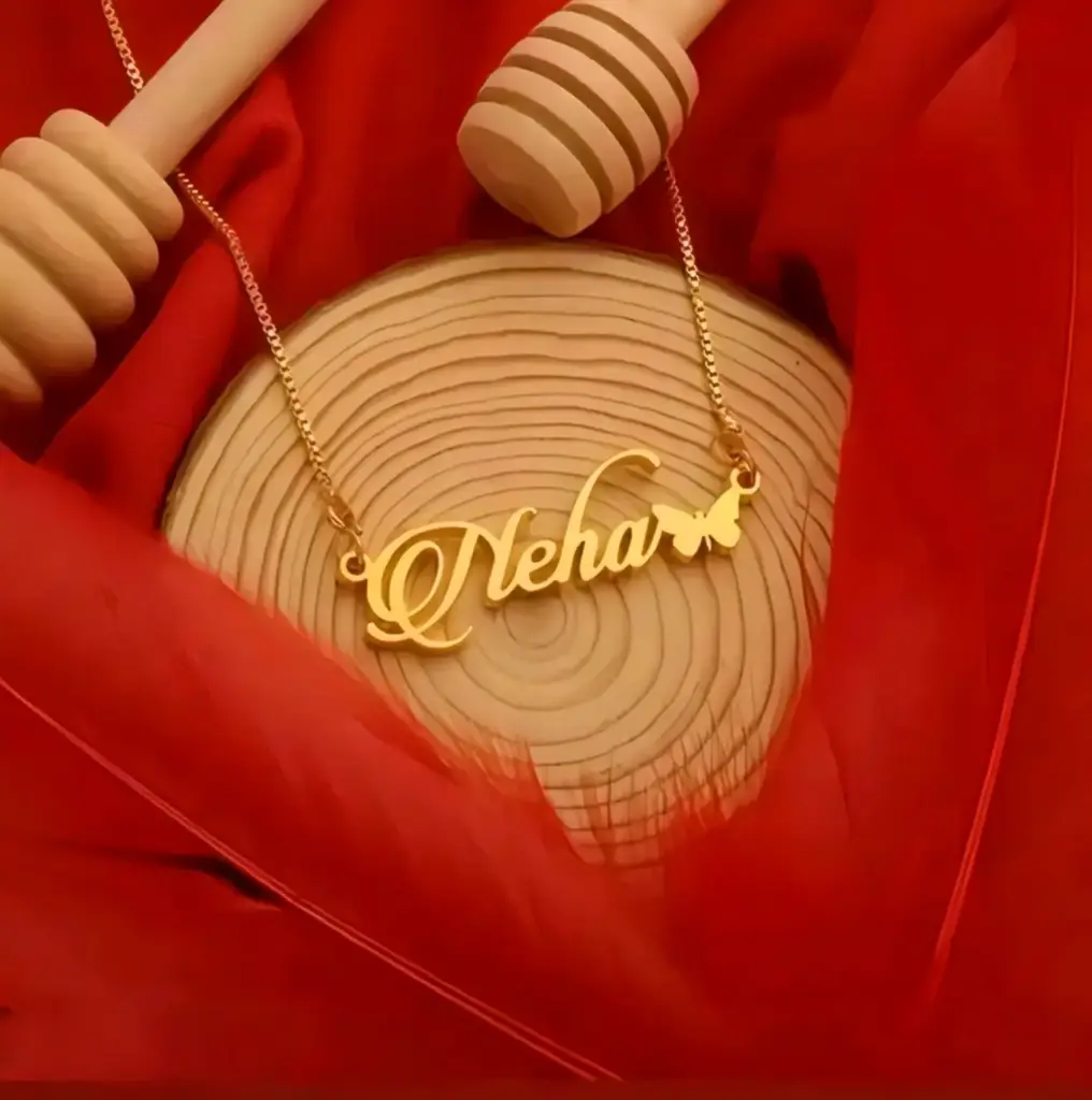 Personalized Single Name Heart Necklace