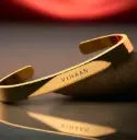 Personalized chuda gold plated customised cuff bracelet