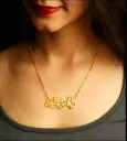 Personalized Single Name Heart Necklace,