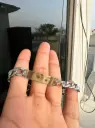 Customized Silver Eye bracelet
