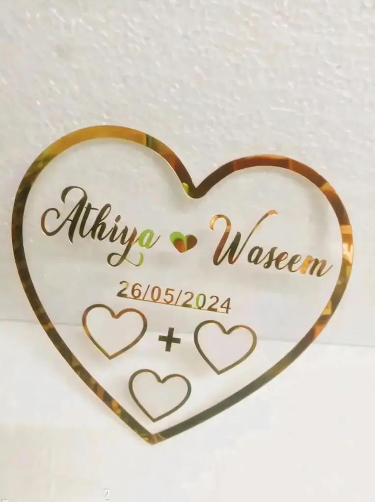 fingerprint farm heart shape personalized