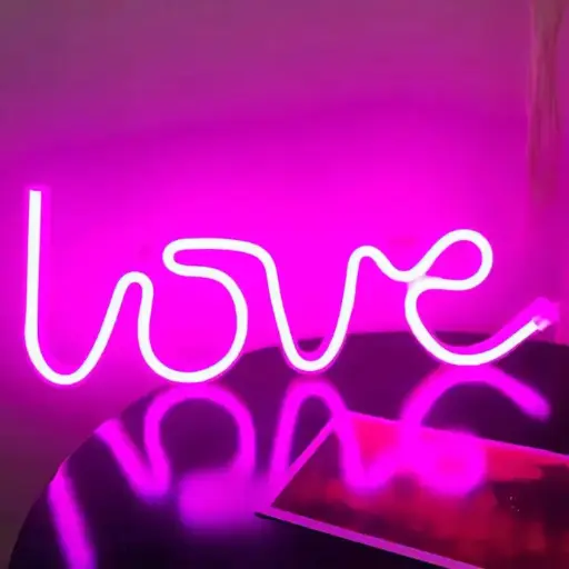 Love Neon Led Light Sign for Love Room Decoration Accessory
