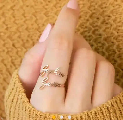 Personalized couple Ring