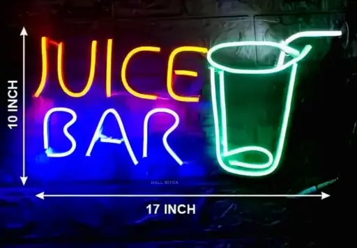 Juice Bar Neon Signs for Bar Wall Decor attract your shop